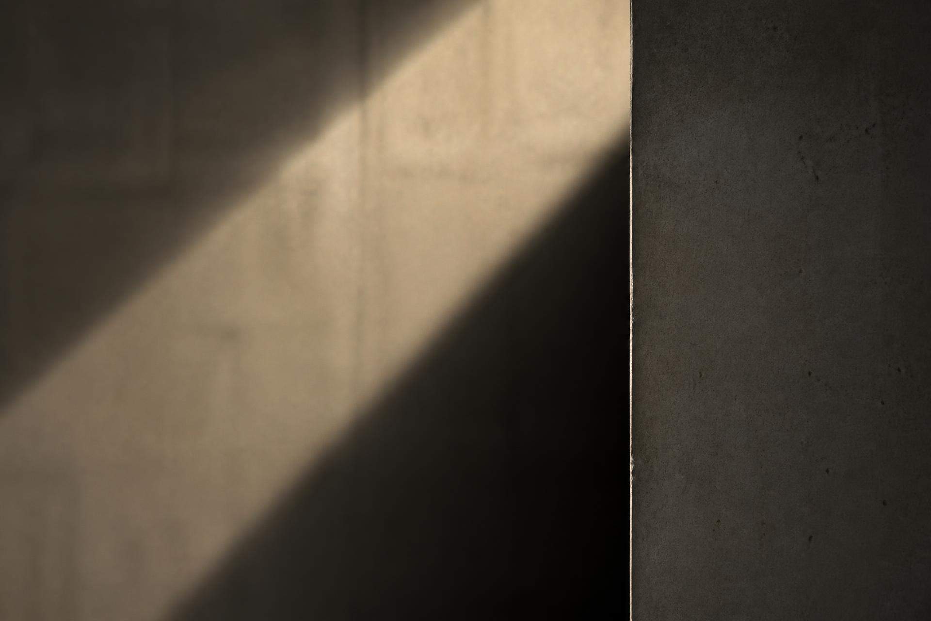 Soft daylight across a concrete architectural edge